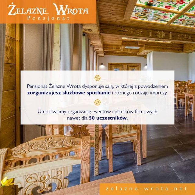 Pensjonat Żelazne Wrota to miejsce otwarte na biznes! 👌
Oferujemy pokoje w standardzie hotelarskim, doskonałe śniadania, bezpośrednie sąsiedztwo Kotelnica Białczańska i basenów termalnych.📕
Klientów biznesowych i grupy zorganizowane zachęcamy do kontaktu.✅📞
 Zorganizuj u nas spotkanie służbowe.
 Udostępniamy salę dla 50 uczestników.
#pensjonat #żelaznewrota  #odpocznijwtatrach #białkatatrzańska  #tatry #bialkatatrzanska #góry #polska #podhale #hotel #pensjonat #zelaznewrota
#bukowinatatrzanska #nocleg #pensjonatwgorach #odpocznijwgórach #małopolskie
#małopolska #slow #odpoczynek #wędrowanie #turystyka #polska #